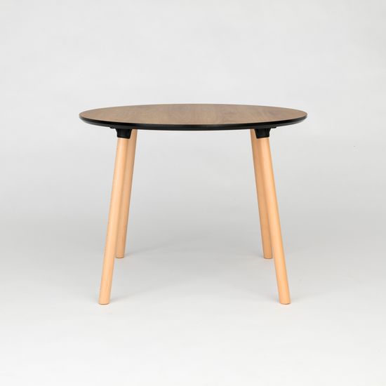 Обеденный стол Copine 100 см меламин орех | Купить в StoreForHome.ru