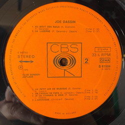 Винтажная виниловая пластинка LP Joe Dassin Джо Дассин, La Fleur Aux Dents (Нидерланды 1970)