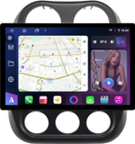Магнитола для Jeep Compass 2011-2015 - FarCar BX877 монитор 13" 2K QLED на Android 13, TS10, 6+128, CarPlay, 4G SIM-слот