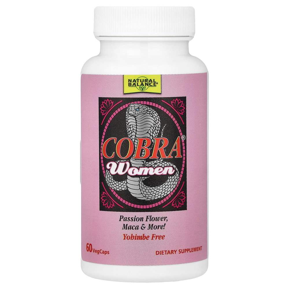 Natural Balance, Cobra® Women, 60 растительных капсул