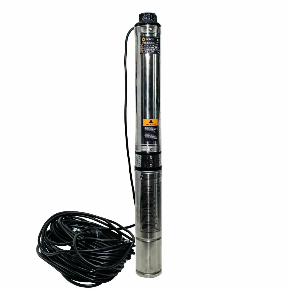 Насос скважинный GIDROX 3,0 QJD 4/16 60/64 кабель 32 м