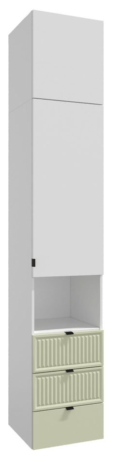 Шкаф для одежды, шкаф белый,зеленый, Окленд 79-654Ф