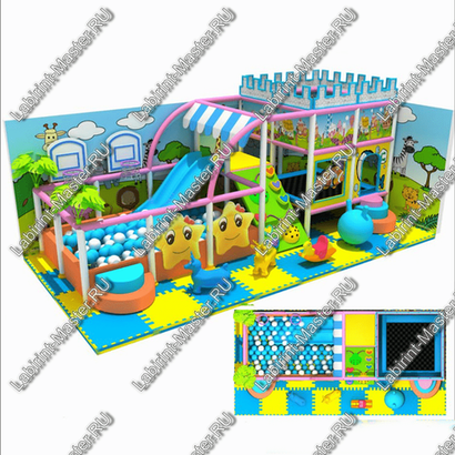 Детский игровой лабиринт "Небесный замок"