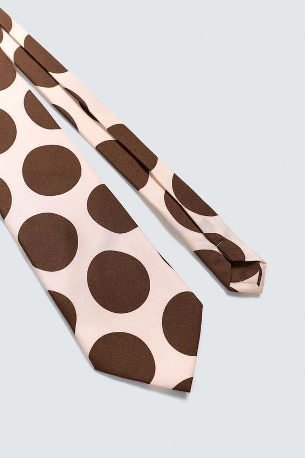 ZARA HARRY LAMBERT X DISNEY ГАЛСТУК В ГОРОШЕК, ПАСТЕЛЬНО-РОЗОВЫЙ