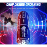 Автоматический мастурбатор с фрикцией и функцией вращения на подставке