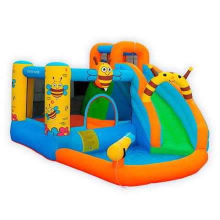 Надувные батуты для дома с бассейном