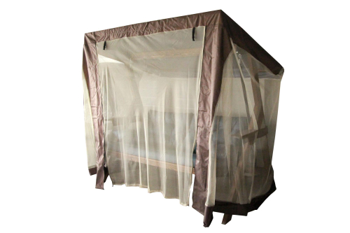 Чехол с моск. сеткой для качелей 1500х2200х1800 коричневый Родео,Турин,Новара,Наварра,Сиена,Секвойя,Вираж,Люкс-М,Пилот, Ривьера, София , арт.МСУ190-МТ004