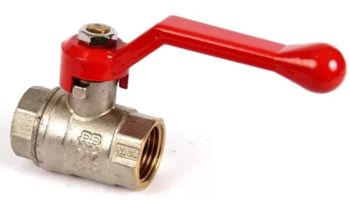 Кран шаровый 15 (1/2") ВВ рычаг (Италия)