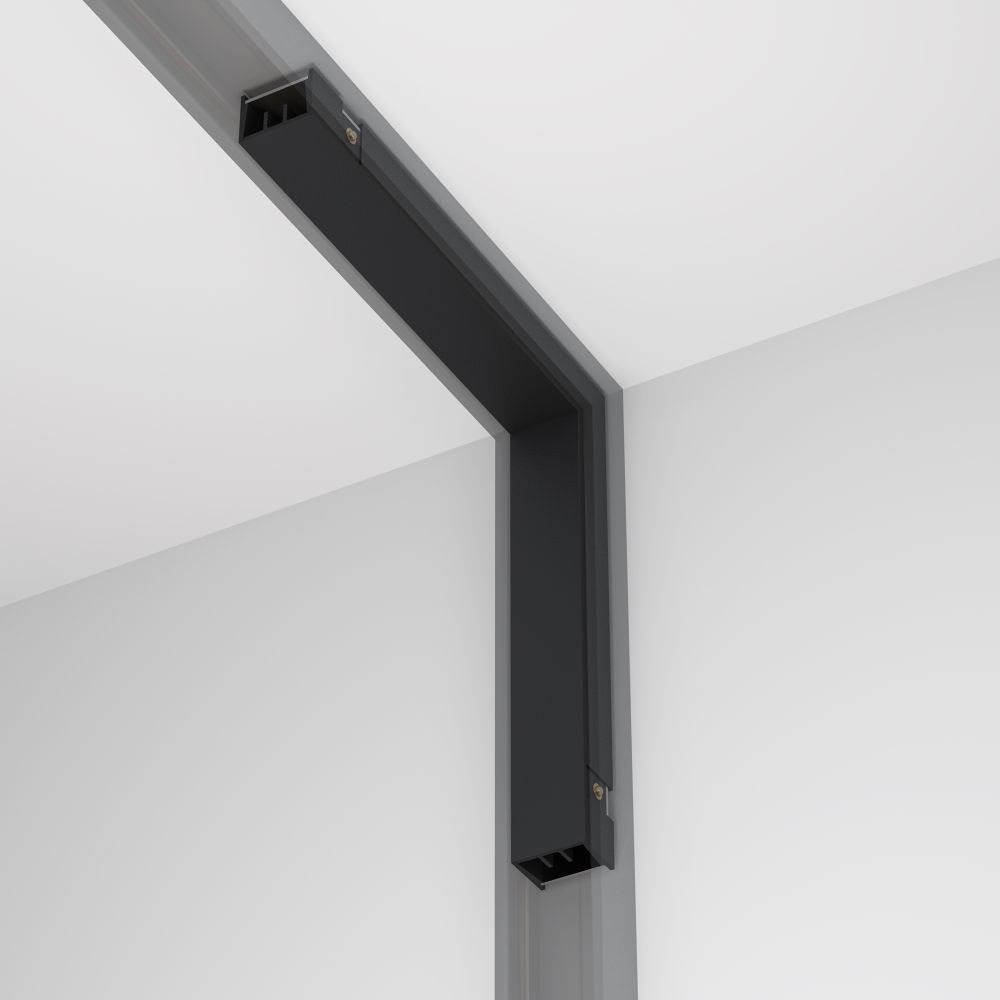 Коннектор питания угловой внутренний Maytoni   TRA172ICPC-1B