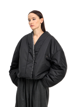 Куртка двусторонняя TULUP graphite/black