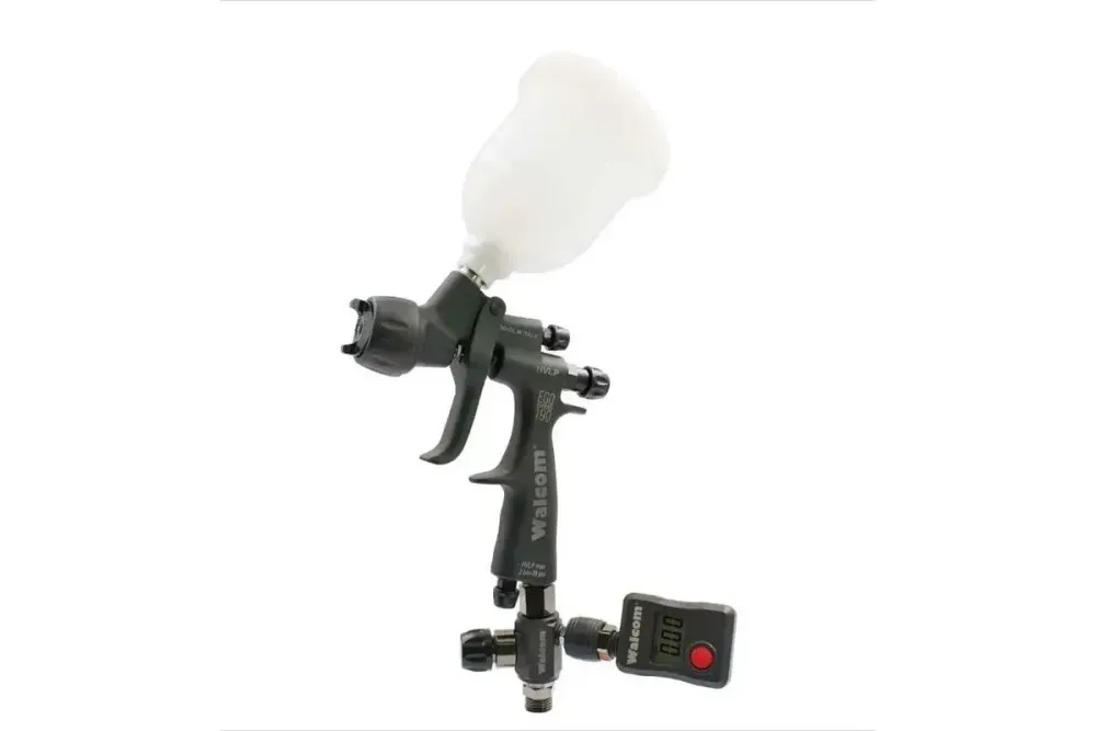 Walcom EGO CARBONIO миникраскопульт HVLP с цифровым манометром