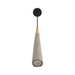8351/1C SUSPENTIONI черный/серый/бежевый, металл/дерево/цемент Подвес GU10 LED 5W 220V EOLIANA