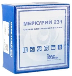Счетчик электроэнергии трехфазный однотарифный INCOTEX Меркурий 231 AM-01 5(60) А без привязки к региону