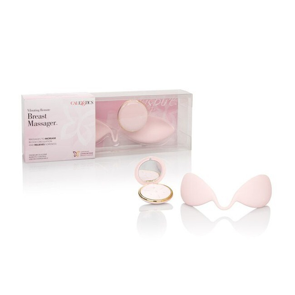 Вибромассажер для груди Inspire Vibrating Remote Breast Massager (Цвет: розовый)