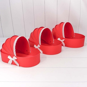 Коробки Люлька Набор 3 шт Красная