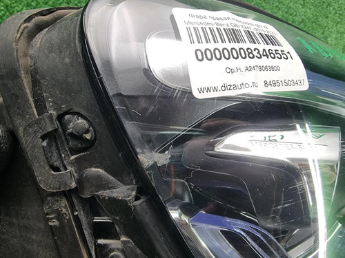 Фара правая Mercedes GLB X247 (2019-2023) LED