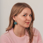 Серьги Fiore Luna AE01688-4 BL/S