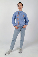 Блузка с чувашской вышивкой