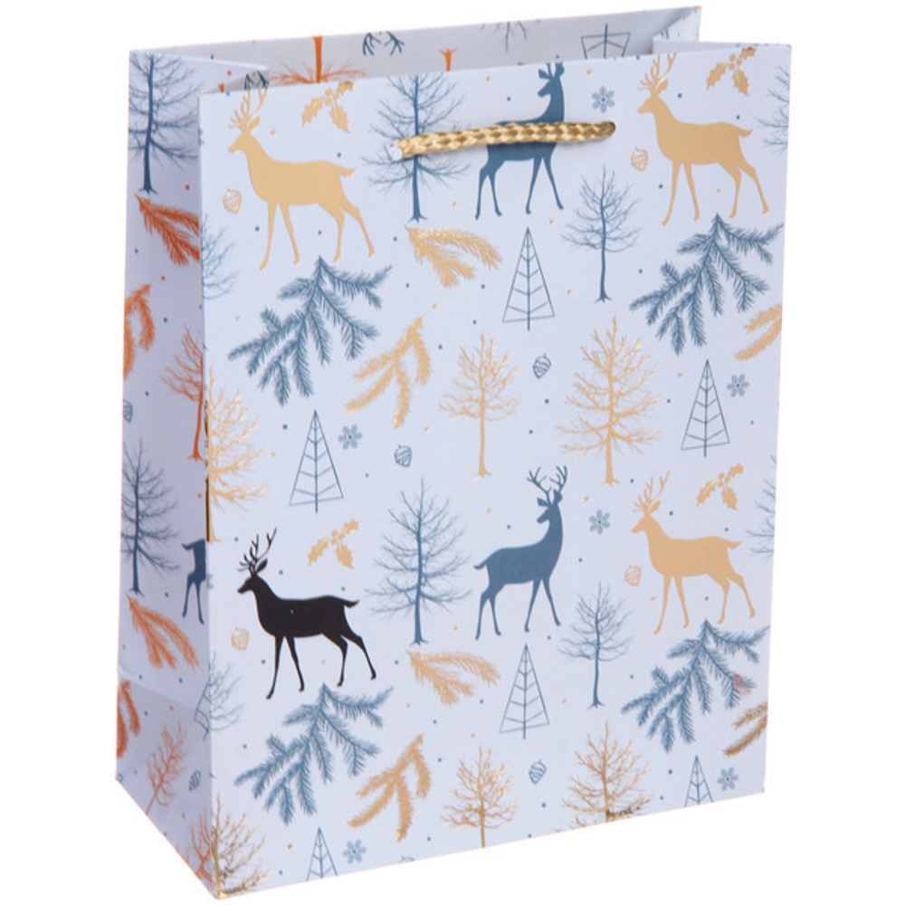 Пакет подарочный «Новогодний стиль» 18*23*8 см