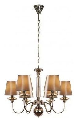 Подвесная люстра iLamp Rolling P2406-6  Nickel