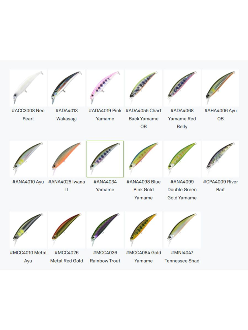 Воблер для рыбалки DUO Spearhead Ryuki 70 S Light, ANA4099 Double Green Gold Yamame, 70 мм, 7 г, тонущий, минноу