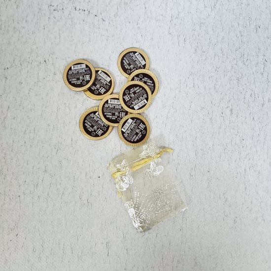 Мешок для подарков бирюза 20 шт