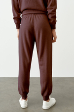 3890 Брюки женские (темное какао)