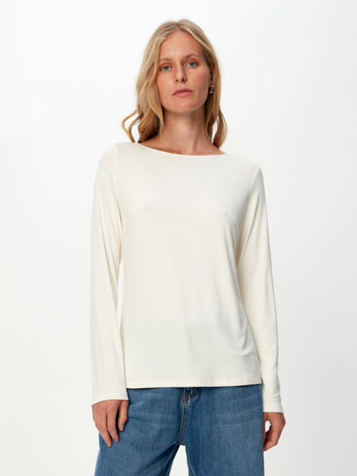 Лонгслив с рукавом 3/4 из вискозы