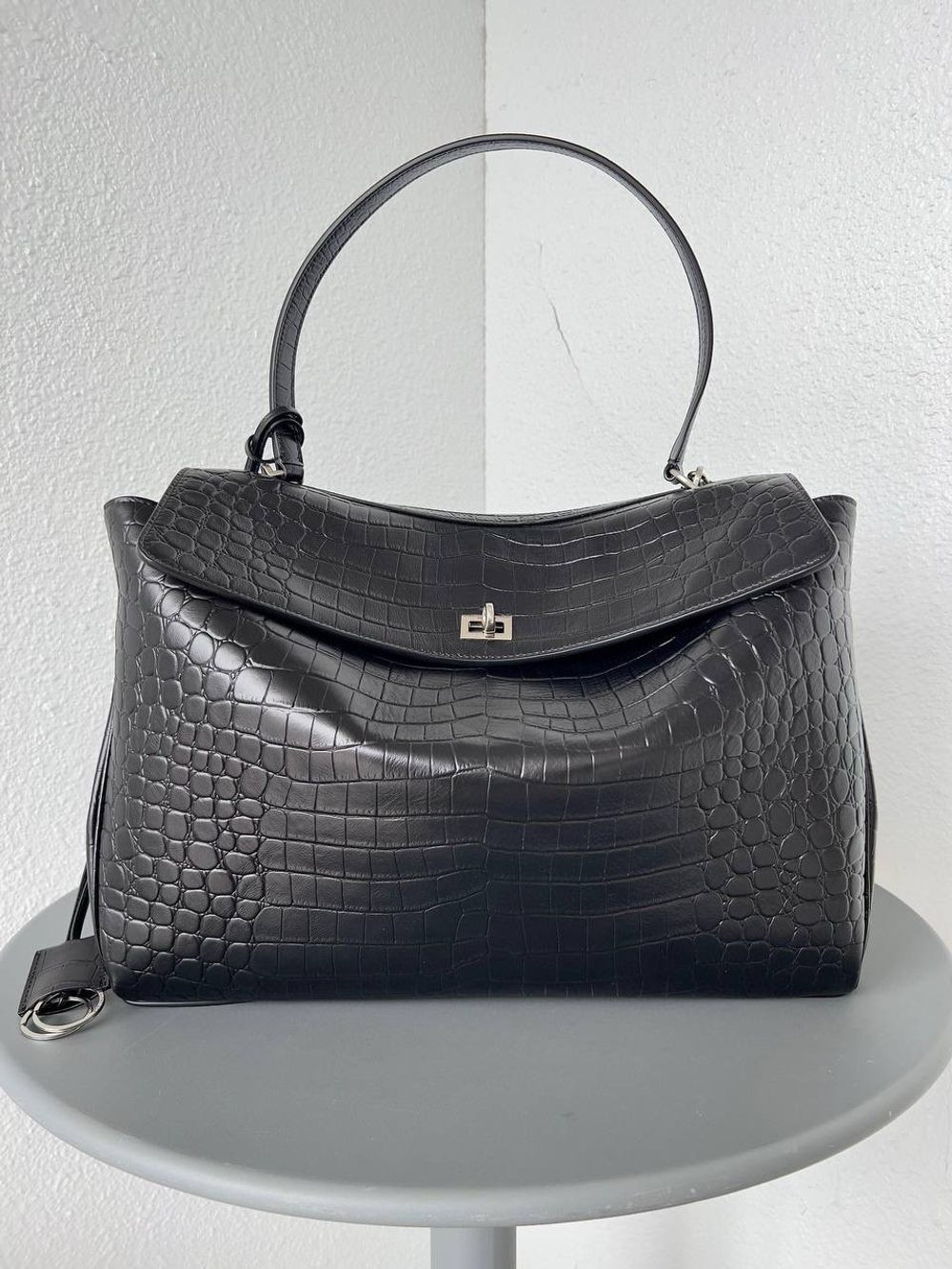 Сумка Balenciaga Rodeo Large crocodile