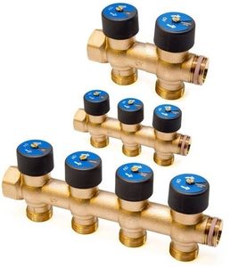 Гребёнки Oventrop Multidis R с вентилями регулировочными