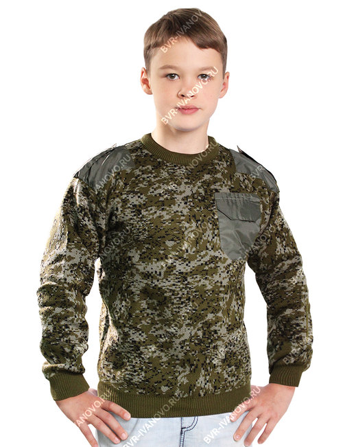 Свитер детский Цифра с Нашивками