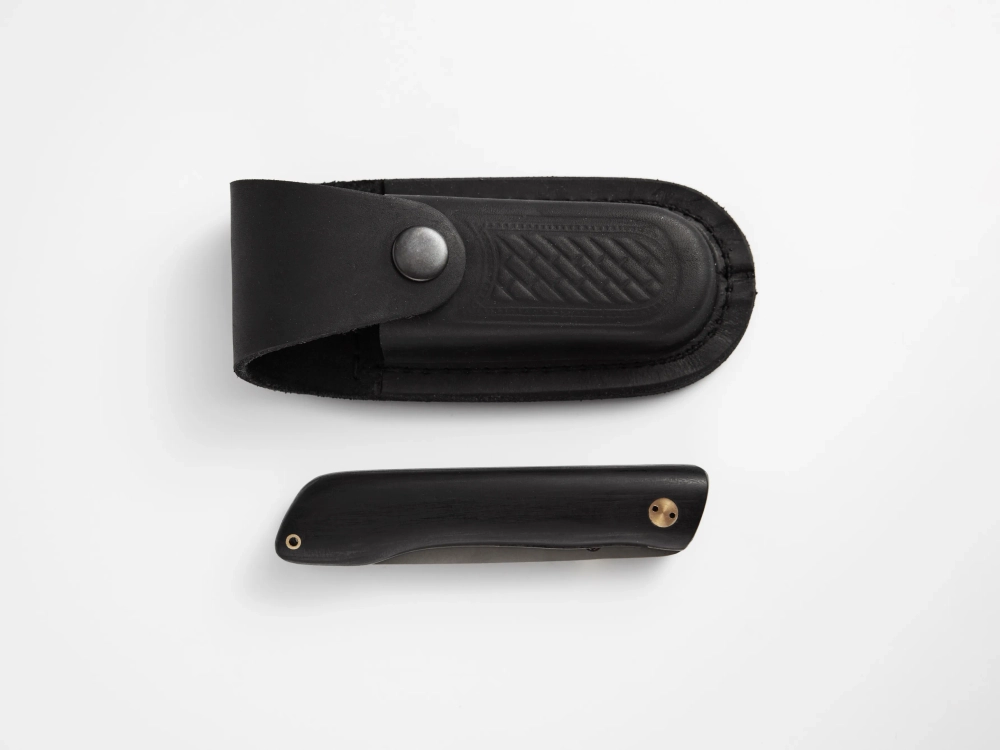 Складной нож "Нокс", сталь Х12МФ, рукоять черный мореный граб