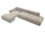 Диван угловой Лига-036 НПБ Модерн Лонг левый угол МИКРОВЕЛЬВЕТ Бежевый