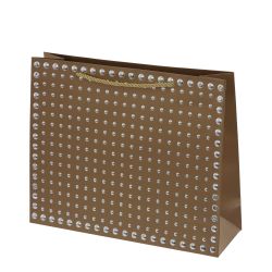 GAEM Пакет подарочный M (бумага 210г/м2, блок 12шт), L32 W10 H26 см, 6в.