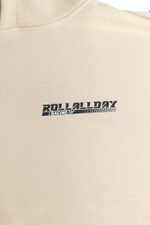 Худи RollAllDay Racing Beige
