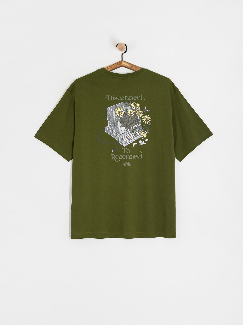 Футболка The North Face Connected Relaxed Graphic зелёная