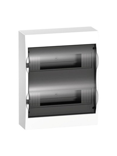 Бокс навесной ОП City9 Box 2 ряда 24мод. с прозр. дверцей SE EZ9E212S2SRU