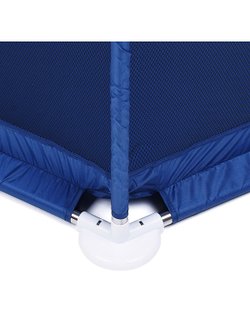 Манеж детский шестигранный (113*130*65см) цвет синий (М8-3)