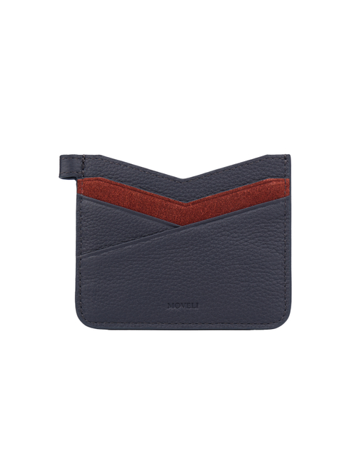 Cardholder BERN dark blue color