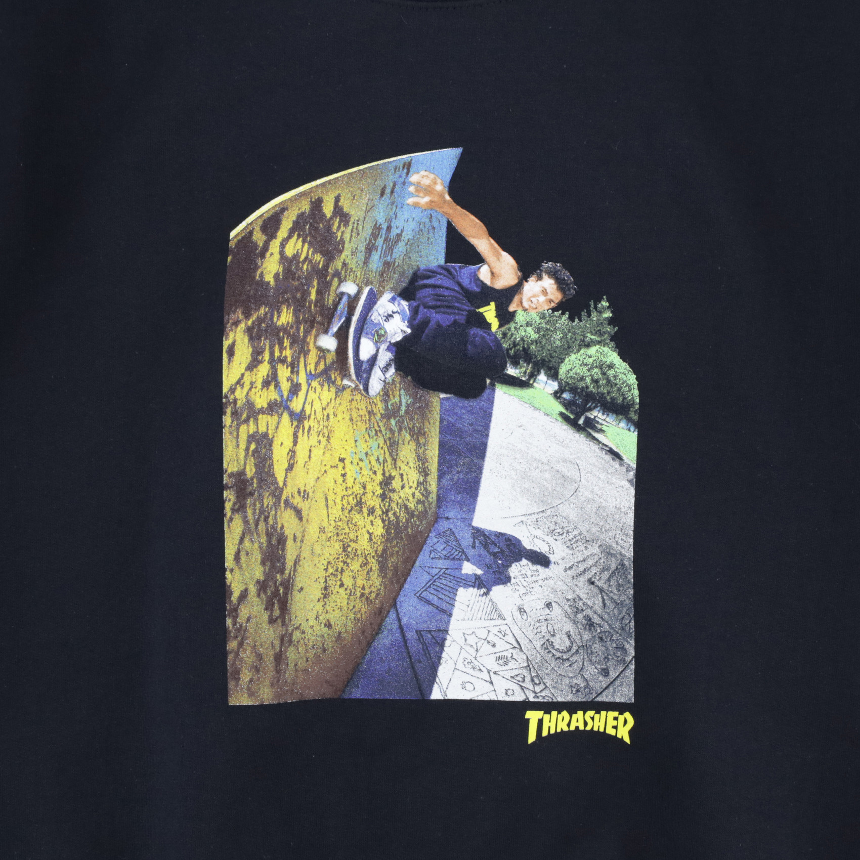 Свитшот Thrasher Mic-E Wallride Crewneck (black) артикул: - купить в магазине Дайс