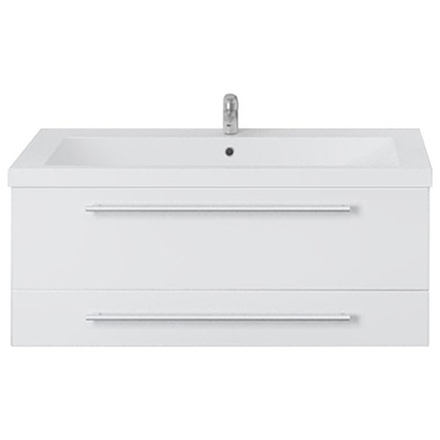 Тумба 1Marka Соната 90П 2в.я. Белый глянец