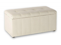 Банкетка Лонг Светло-Бежевый экокожа