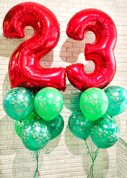 Набор шаров "23 февраля милитари"