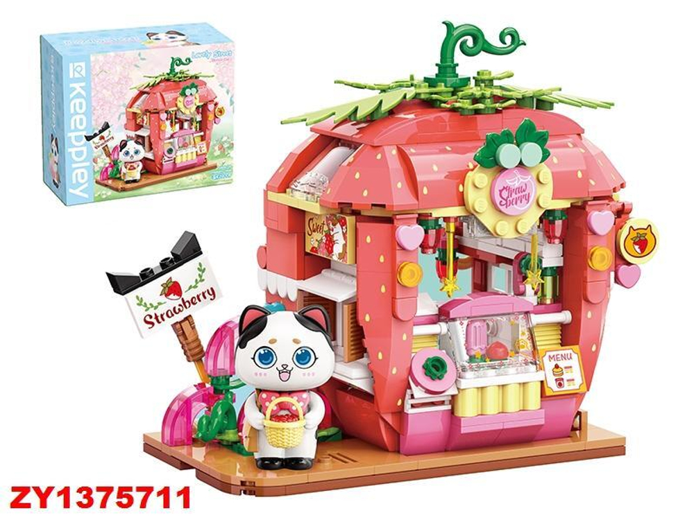 Конструктор блочный Брик для девочек 350дет., коробка K28008