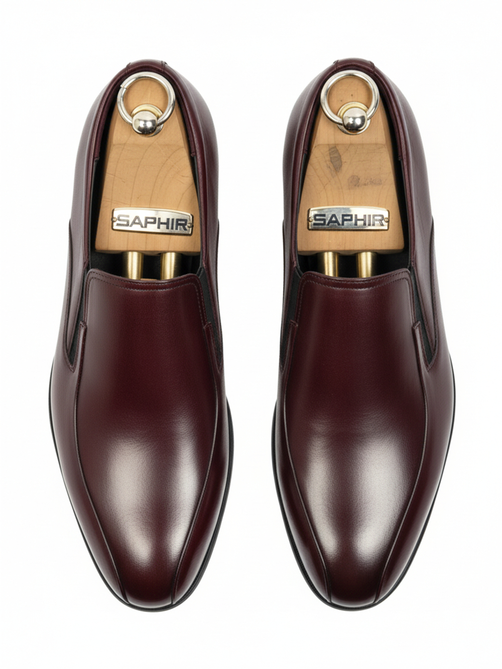 Универсальные туфли бордового цвета офисная классика без шнурков V572бордо Vorsh