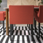 Стул с подлокотниками -  MÅRENÄS /MARENAS /IKEA/МАРЕНЭС ИКЕА, 81х59х56 см, красный/черный
