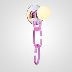 Настенный Светильник Chain Wall Розовый By Imperiumloft