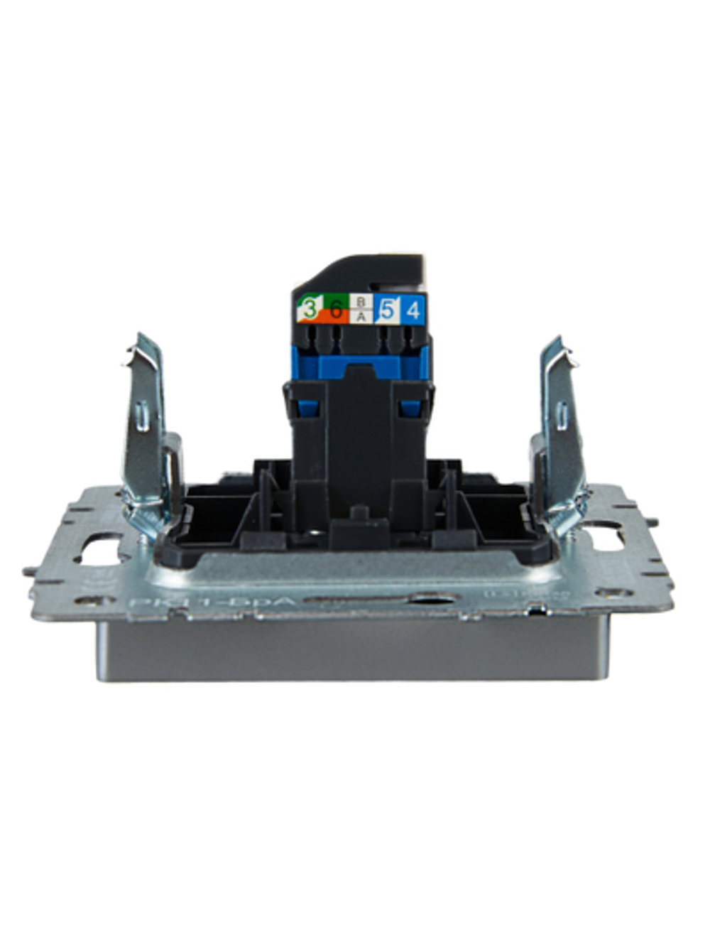 BRITE Розетка компьютерная RJ45 кат.6 РК11-БрА алюминий IEK