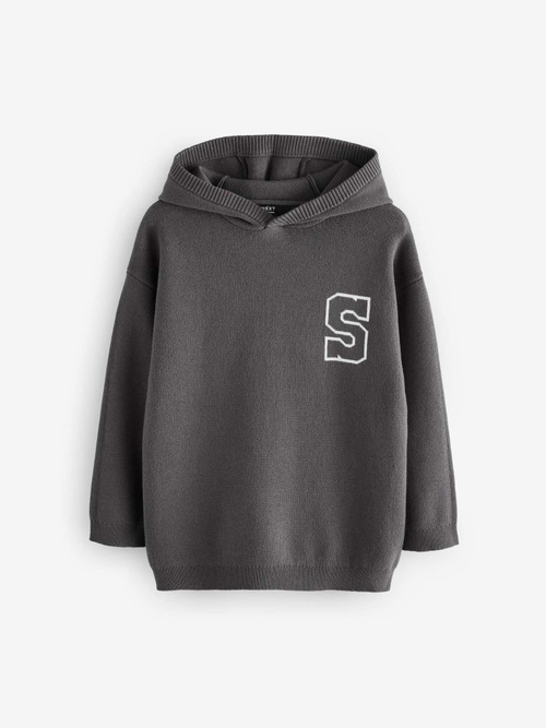 Толстовка с капюшоном для мальчика Next E27-909, Темно-серый