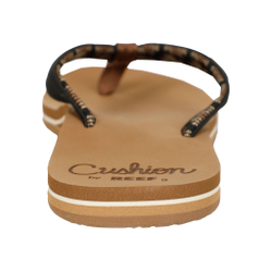 Женские теннисные кроссовки Reef Cushion Sands Flip-flops Women - Black, Caramel